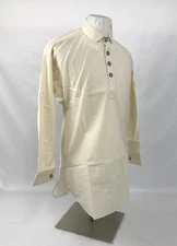 Natural Osnaburg Cotton Shirt - Reenactment - Size XL