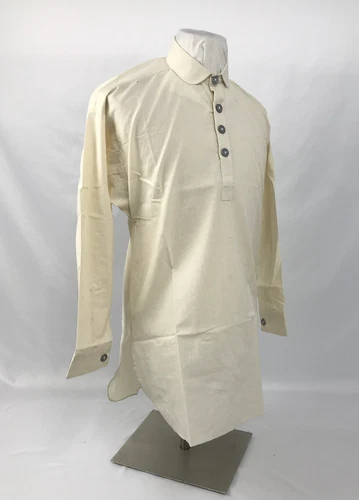 Natural Osnaburg Cotton Shirt - Reenactment - Size XL