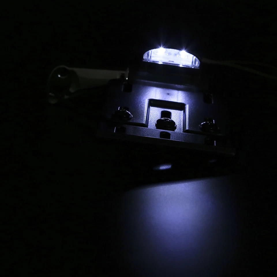 LED Light Side Mount License Plate Holder Fit For Harley Sportster XL 2004-2016 - Image 3 of 4