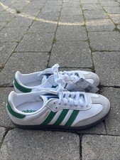 Size 5 - Adidas Samba OG White Green