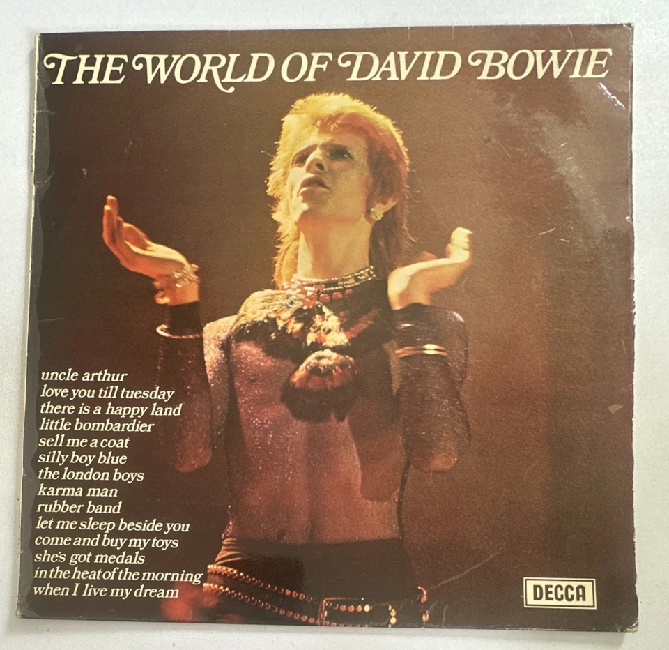 The World Of David Bowie Vinyl LP Record 1973 Compilation Album SPA 58 VG+ / VG - Image 2 of 4