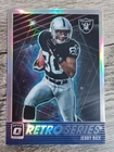 2021 Optic Jerry Rice Silver Holo Retro Series #RS-JR Las Vegas Raiders