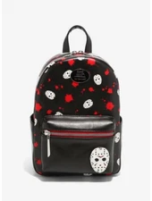 Her Universe Friday The 13th Mask & Splatter Mini Backpack
