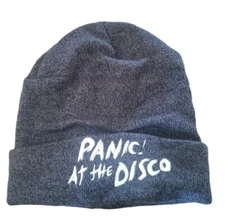 Panic at The Disco Beanie with White Stitching 