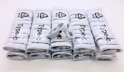  100X 4FT Micro USB/Type-C Fast Charging Cable For OEM Samsung Phone Android LOT