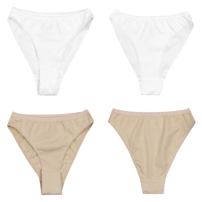 Ballett Dance Slip Panty Tanzen Unterwäsche Unterhose für Kinder Hautfarben Weiß