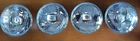Chevrolet Corvette C1 C2 C3 headlights Kit Set 4x New
