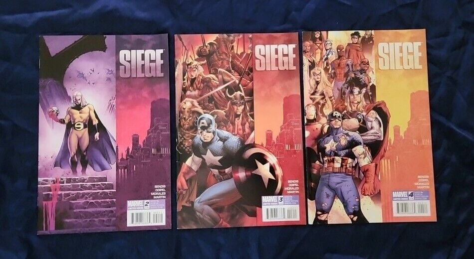 SIEGE #2 thru #4 (Lot of 3) Marvel Comics 