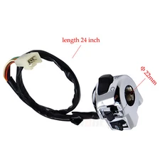 RIGHT Switch Kit Chrome For Suzuk GSX-R600/750/1000/ TL1000/Hayabusa GSX1300R US