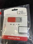 Memorex 128Gb Flash Memory Drive Usb 2.0 Red for Computer