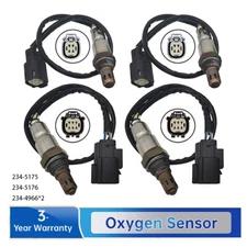 4pcs Oxygen Sensor Up+Downstream For Ford 2015-2019 Edge 2016-2019 Explorer 3.5L
