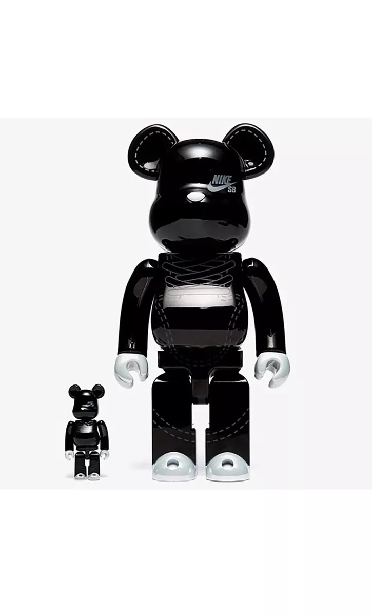 BE@RBRICK NIKE SB BLACK 100% & 400%-