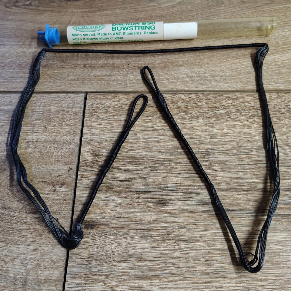 Cuerda de arco de tiro con arco Dacron B50 TO-75 peso 38 pulgadas flecha de arco Foto 3 de 4