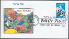 USA # 3534.4 FDC - PORKY PIG, WHOSE VOICE was JEWISH ACTOR MEL BLANC