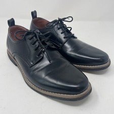 Deer Stags Zander Oxford Black Dress Shoe w/ Memory Foam - Youth Sz. 5