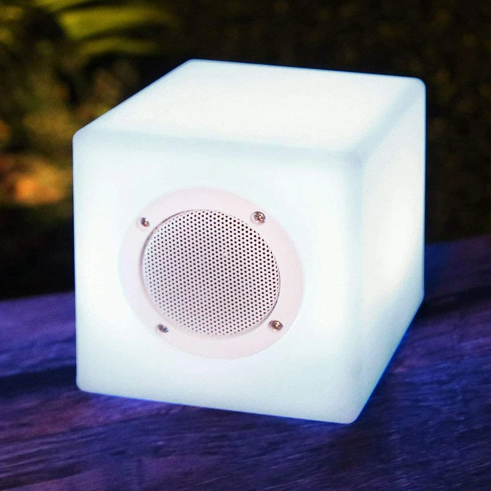 Alpine Corporation Add-On Multi-Color LED Bluetooth Speaker Portable Wireless - Image 2 of 4