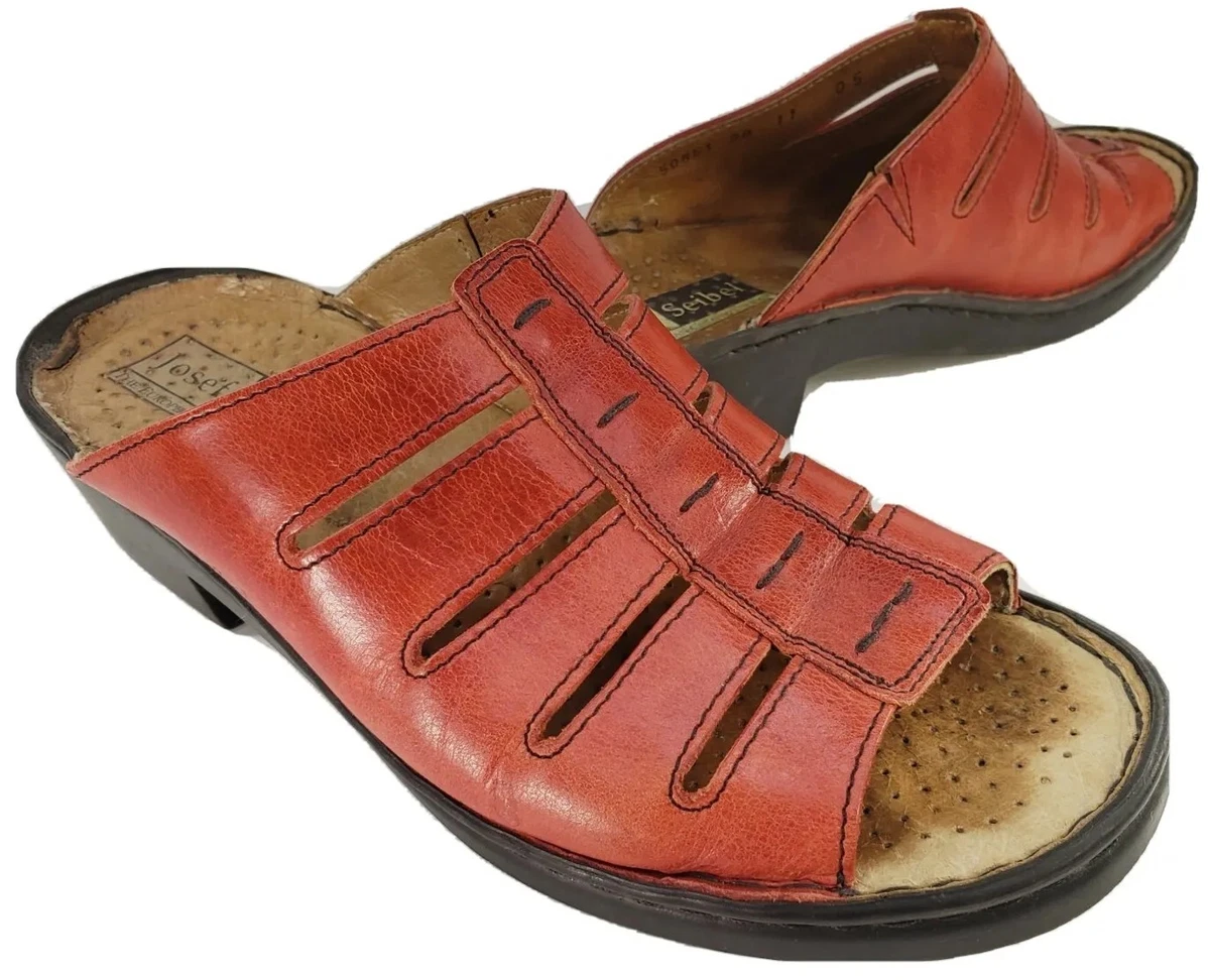 Josef seibel store red sandals