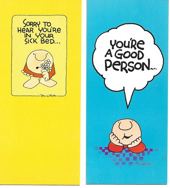 VTG 1982 & 1983 Vintage Pair of ZIGGY Greeting Cards American Greetings