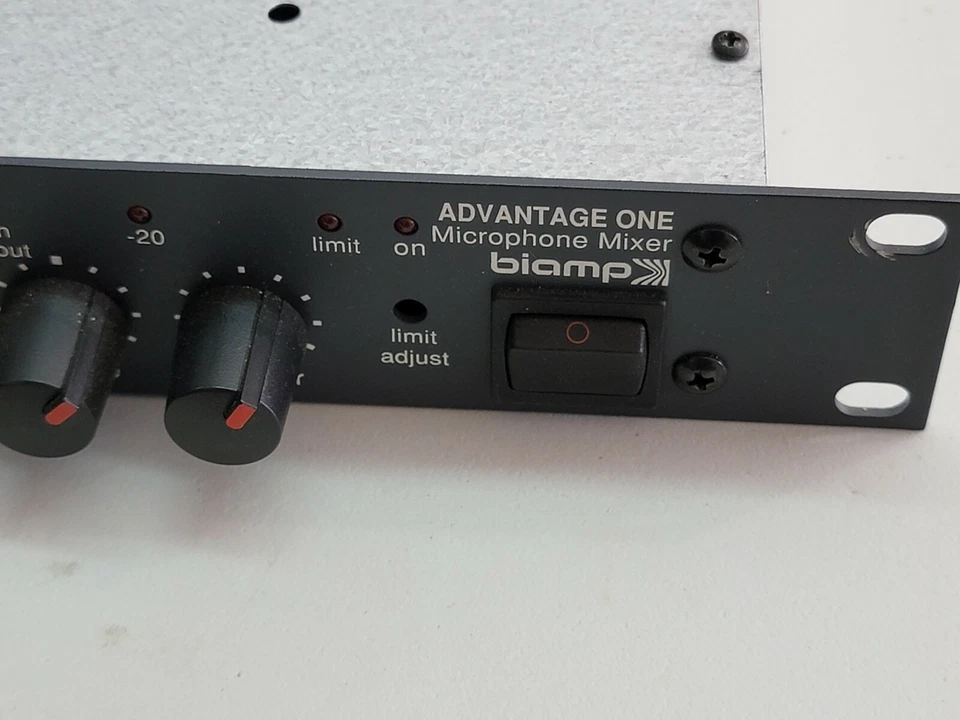 GSS Advantage One Microphone Mixer Biamp E17934 Rack Mount 8 Channel Mic Module - Image 2 of 4