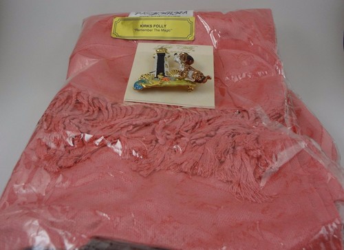 Kirks Folly "Pete the Pup by The Sea" Anstecknadel/Brosche & Pashmina Schal - Neu aus altem Lagerbestand - Bild 5 von 11