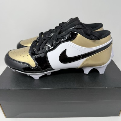 Nike Air Jordan 1 Low TD Football Cleat Patent Gold Toe  display picture 1