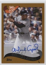 2021 Archives Fan Favorite 2002 Topps Orlando Cepeda #FFA-OC Auto HOF li3