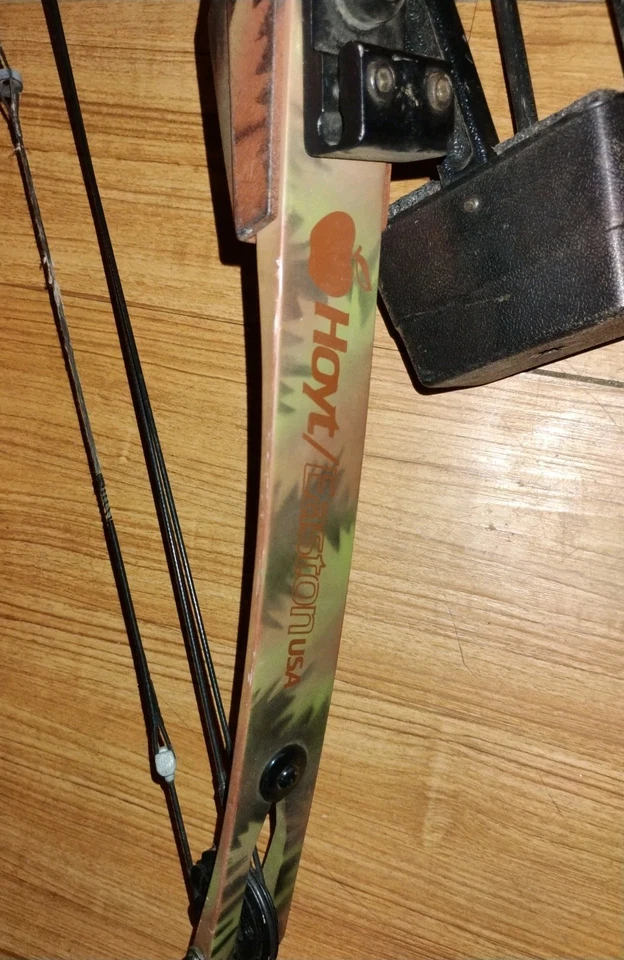 RAMBO Jr Hunting Compound Bow by Hoyt, 45# Pull, 25" Draw, 6 Arrows Included!  - Image 3 of 4