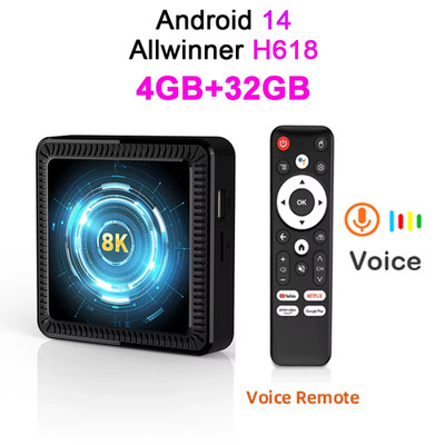 Smart TV Box Android16 Q19 Allwinner H618 Dual Wifi6 Quad Core Support 4K 8K Vid