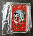 1oz Silver Scrooge McDuck Enamelled Bar in a Capsule