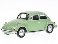 Vw KäFer 1972 GrüN Modellauto ABADD103 In Vitrine Hachette 1:43