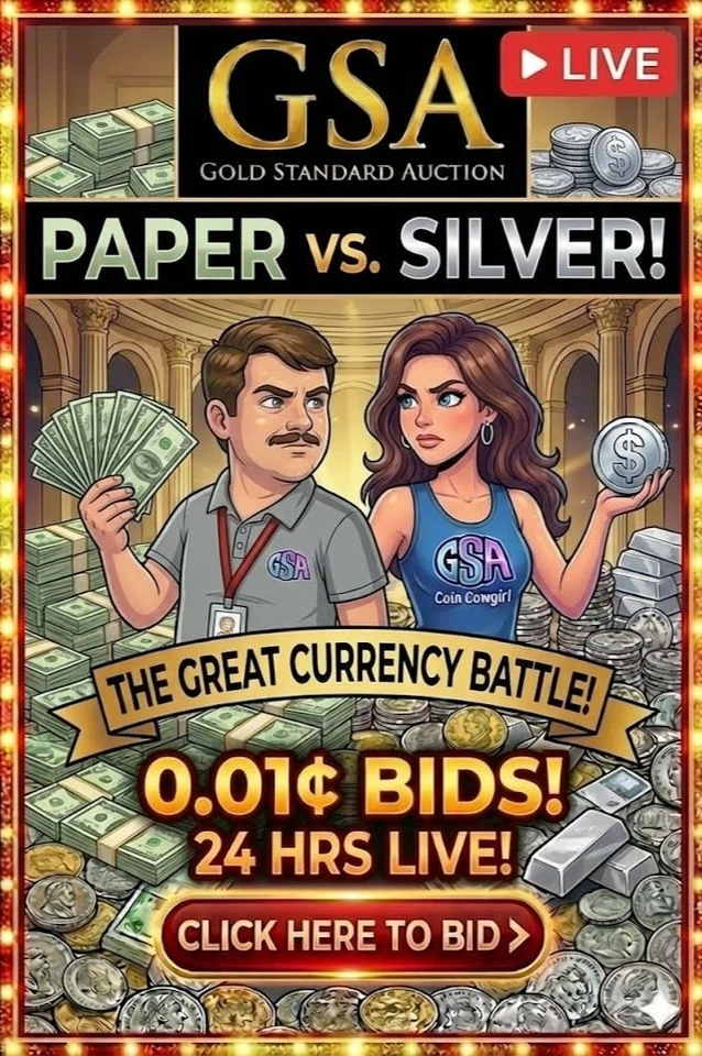 $1 Starts! Rare Coins & Sudden Death World Silver w/ Luke, Ryan & Amy
