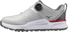 Mizuno Golf Shoes HAZARD ENERZY BOA Gray Dark Gray Red 51GQ2501 With Tracking