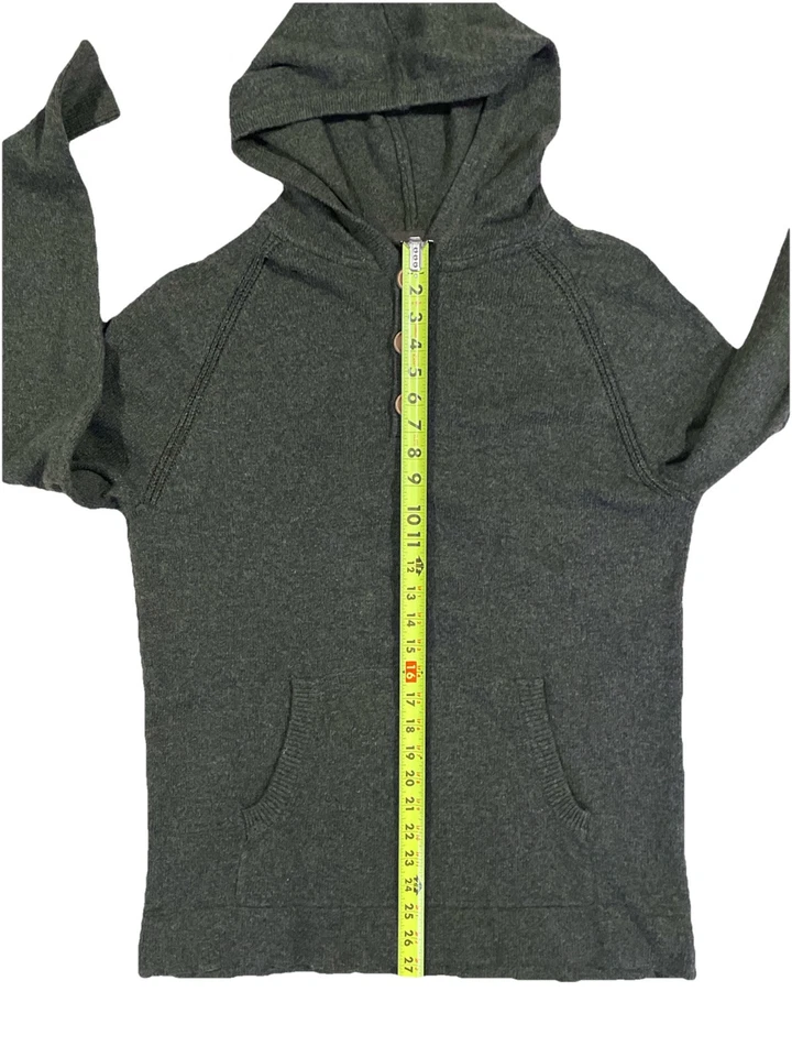 Pullover Henley 7 Diamonds Shasta con capucha verde grande para hombre Foto 3 de 4