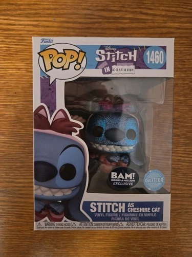 Books-a-Million Exclusive Disney Glitter Stitch as Cheshire Cat Funko POP!