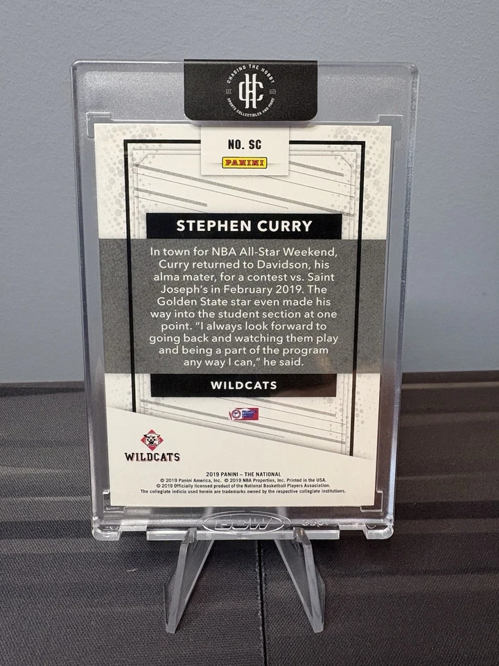 2019 Panini National Convention - College Stephen Curry #SC Escher Squares /25 - Image 2 of 2