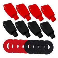  Top Post Flexible Battery Terminal Cover, Battery Terminal Clamp Large 4 Sets