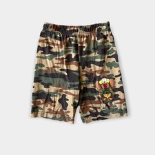 Vintage Garfield and Otis Casual Camo Print Shorts Boys Size 7 USA