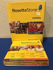 Rosetta Stone Spanish Latin America V4 Levels 1  5 CD Set  Headset Complete