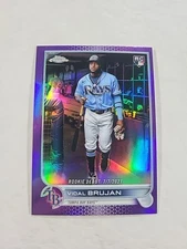 Vidal Brujan Debut Purple Refractor Rookie RC 2022 Topps Chrome Update Rays.....