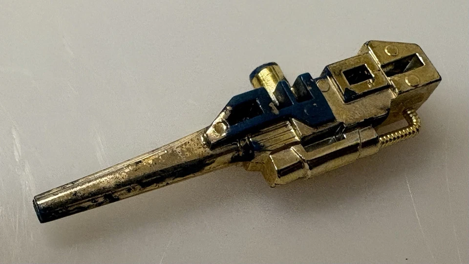 Vintage Transformers G1 GOLD THRUSTER GUN (1980’s) Rare Find 2” - Image 4 of 4
