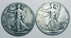 LOT #U280     1936-,1936-D    WALKING LIBERTY HALF DOLLARS (FINE)
