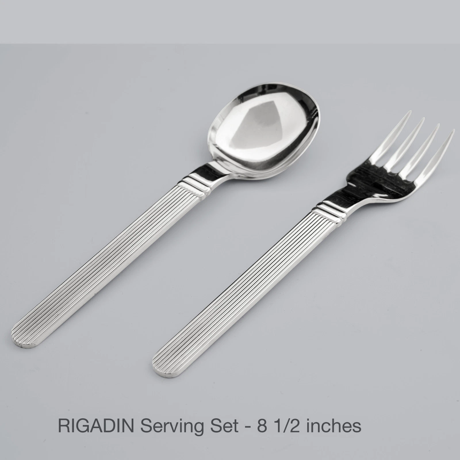 Sasaki RIGADIN Service Set 8 1/2" Vignelli Design Stainless Flatware very fine
Opens in a new window