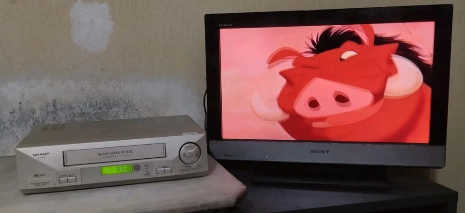 SHARP VC-M37 VIDEOREGISTRATORE VHS CON TELECOMANDO ORIGINALE - Immagine 2 di 4