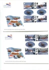 Isle of Man 1999 RNLI 175th Anniversary Gutter Pair FDC's, cancelled Douglas