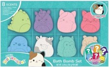 Squishmallow Bath Bomb Set 8 Pack Charms Included 8 Scents