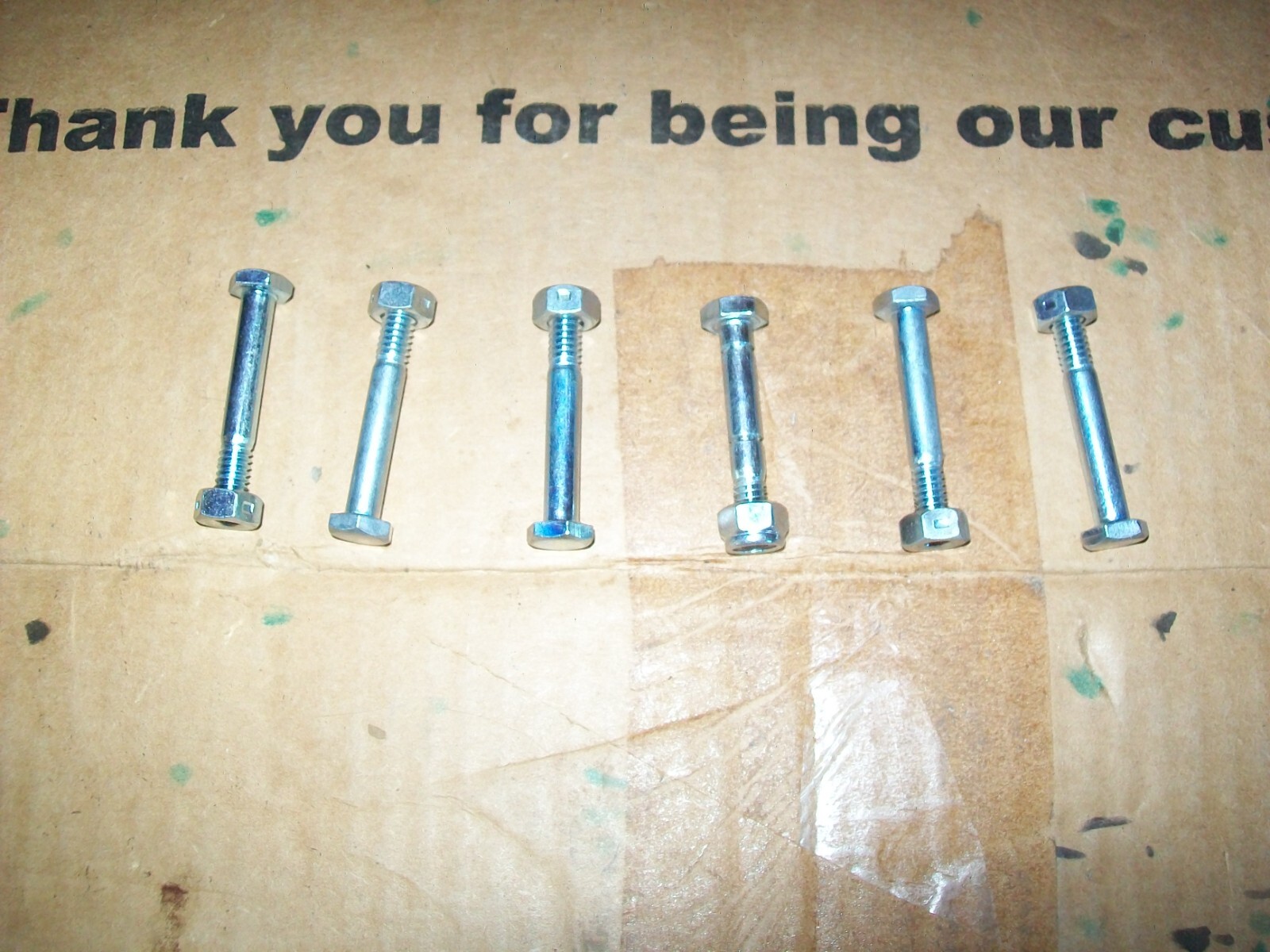  6 Of Stens Part # 780-039 Sheer Bolts / Sheer Pins 1/4 X 1-1/2 Ariens 51001600