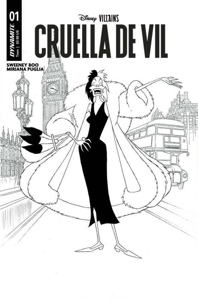 Disney Villains Cruella De Vil #1 Cover M 10 Copy Foc