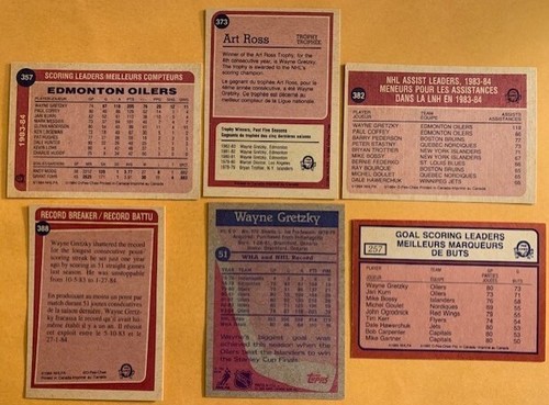 WAYNE GRETZKY Pre-1990 Vintage Subset/Insert/Base Cards - You Pick - Free S/H - Picture 39 of 71
