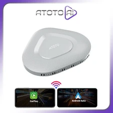 Mini Wireless CarPlay AI Adapter Android Auto Plug & Play HD Audio for All Cars
