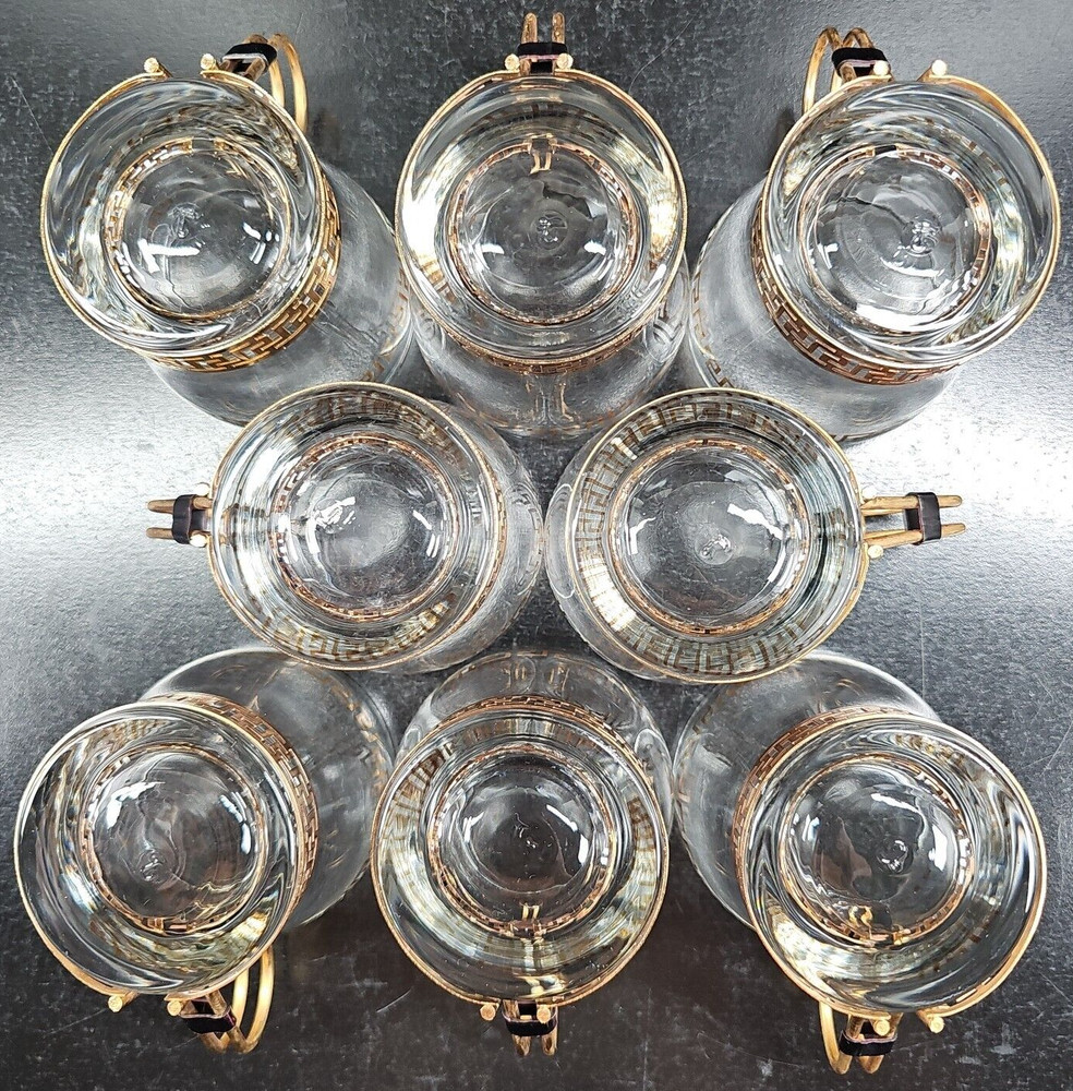 Libbey Greek Key Coffee Cups - Thumbnail 5